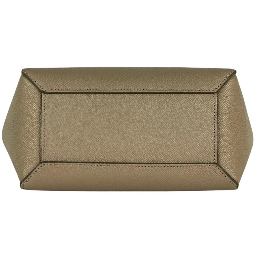 Celine Belt Bag Shoulder Handbag Leather Beige - Picture 5 of 7